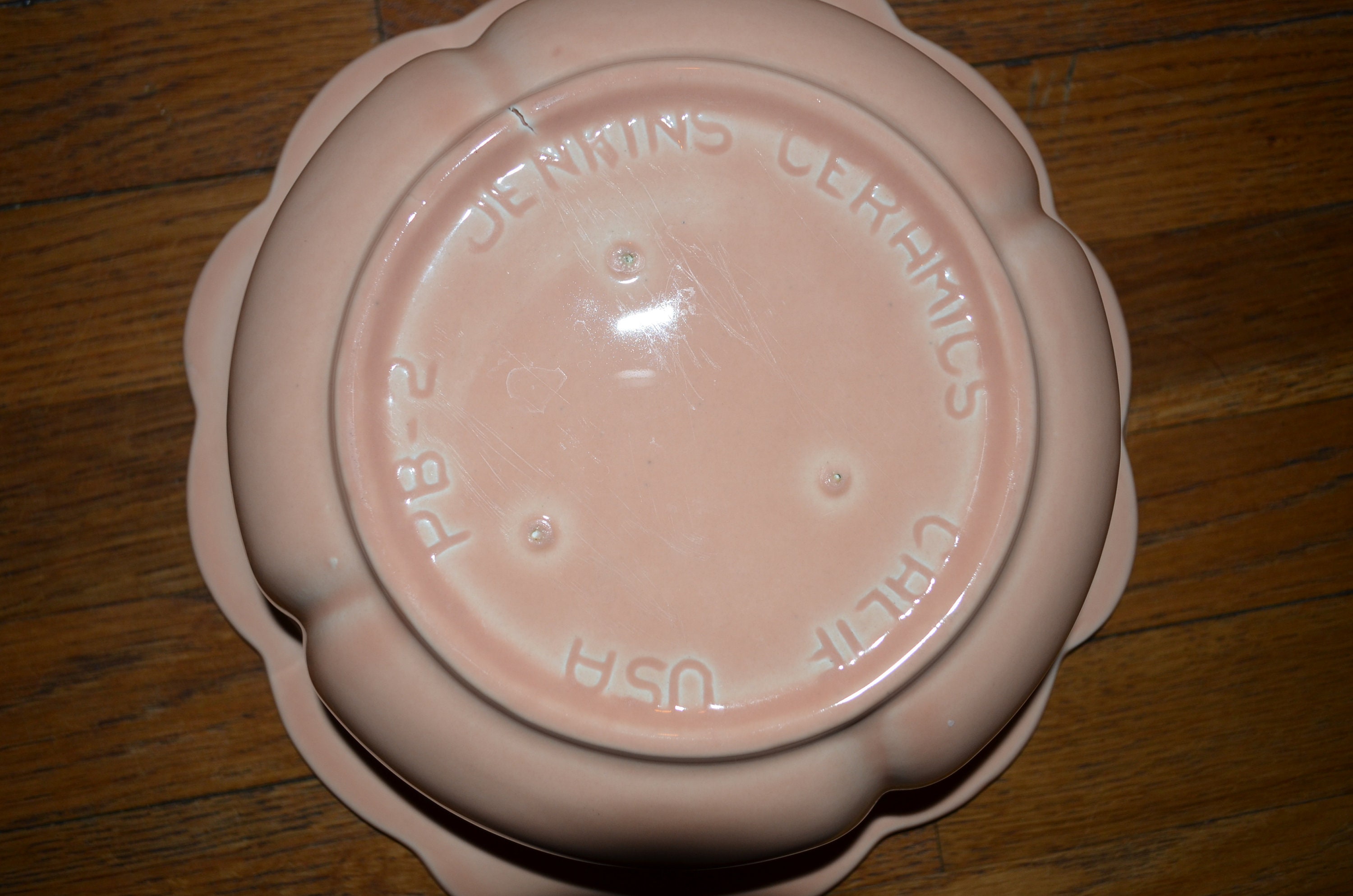 VINTAGE 1960's 1960s JENKINS Ceramics Serving Bowl Pastel Etsy