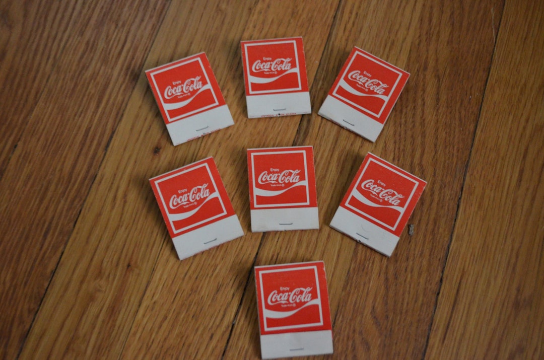VINTAGE 1970's 1970s COCA COLA Matchbooks Buy 1 or More have A Coke and A Smile coke Adds Life