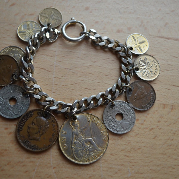 Coin Bracelet - Etsy