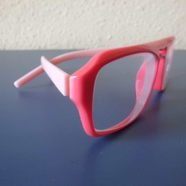 Lunettes en plastique rouge Aviator Style / Lunettes d’aviateur