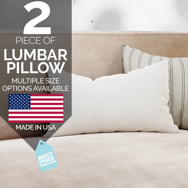 Lumbar Pillow Cover 12x20 Etsy