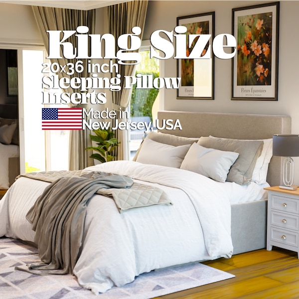 King Size Pillow Personalized Etsy