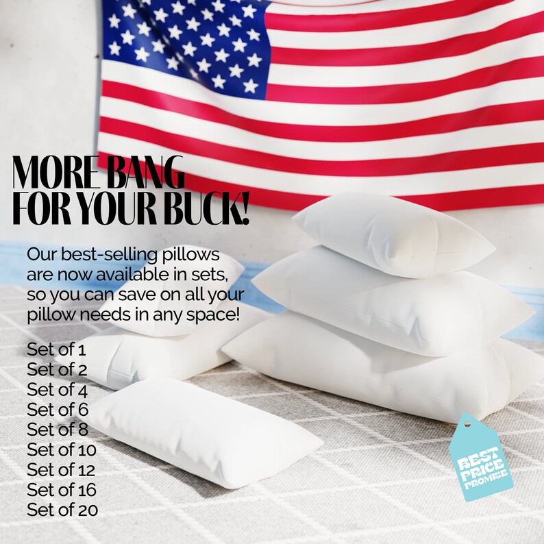 euro toss pillow in large sets and bulk prices
