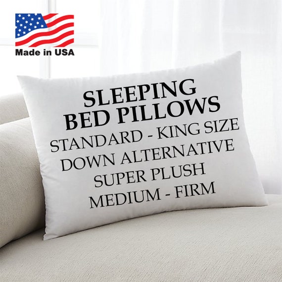 Down Alternative Sleeping Bed Pillows Hypo Allergenic Down Alternative Sleeping Bed Pillows, King Size Down Alternative Bed Pillows