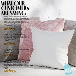 best rated throw pillow inserts