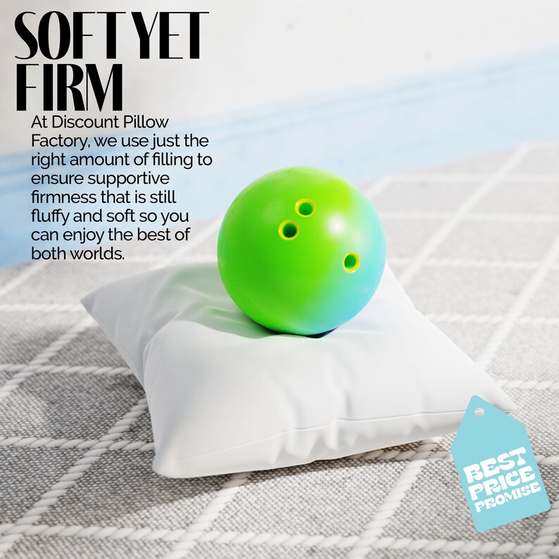 Soft, firm and fluffy cushion filling for Karate chop cushions