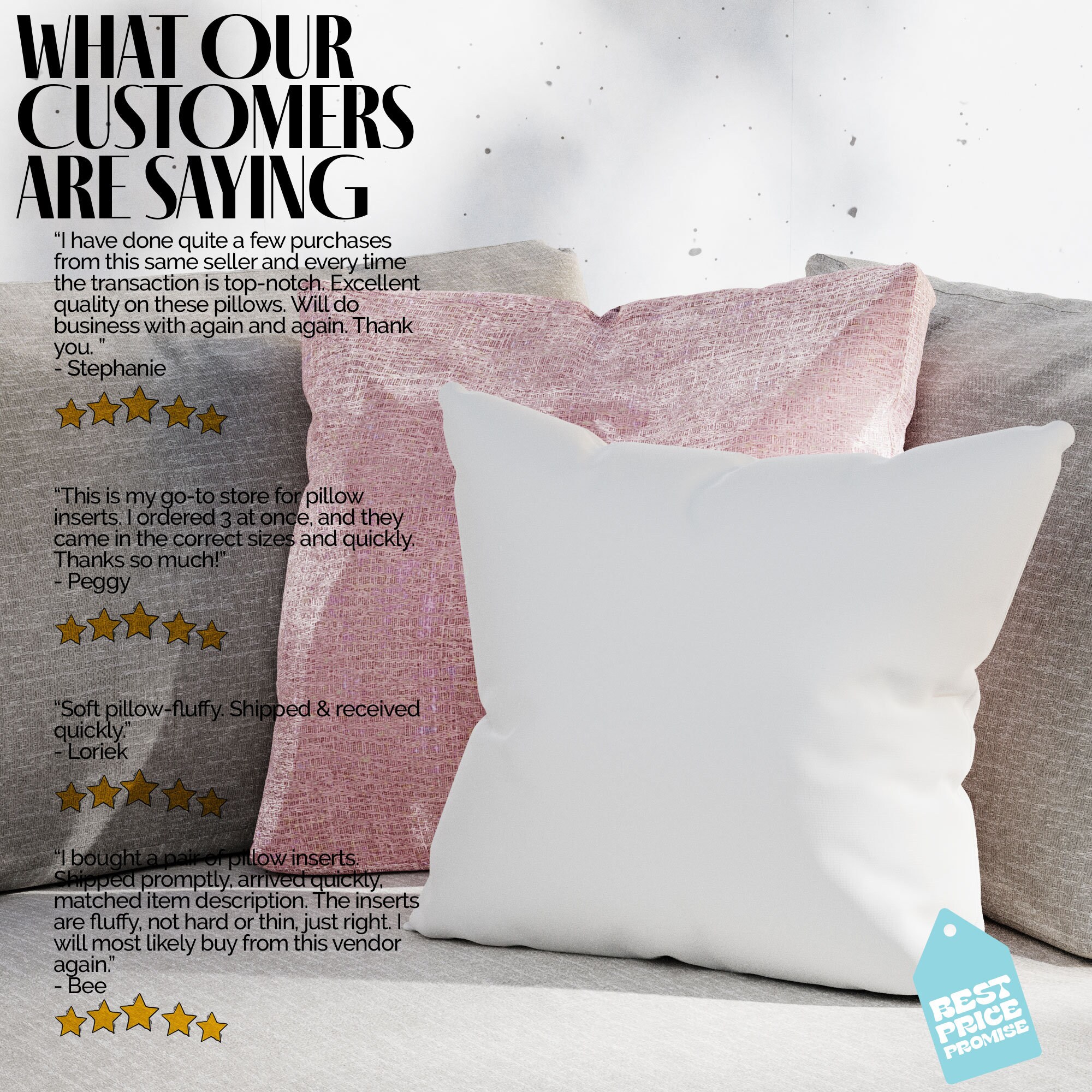 26 inch euro shop pillow insert