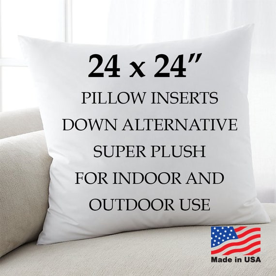 24x24 down pillow insert