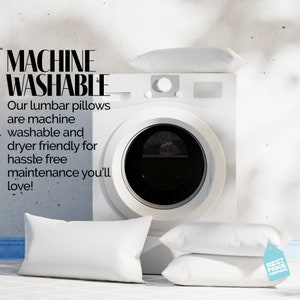 machine washable throw pillow inserts for low maintenance pillows.