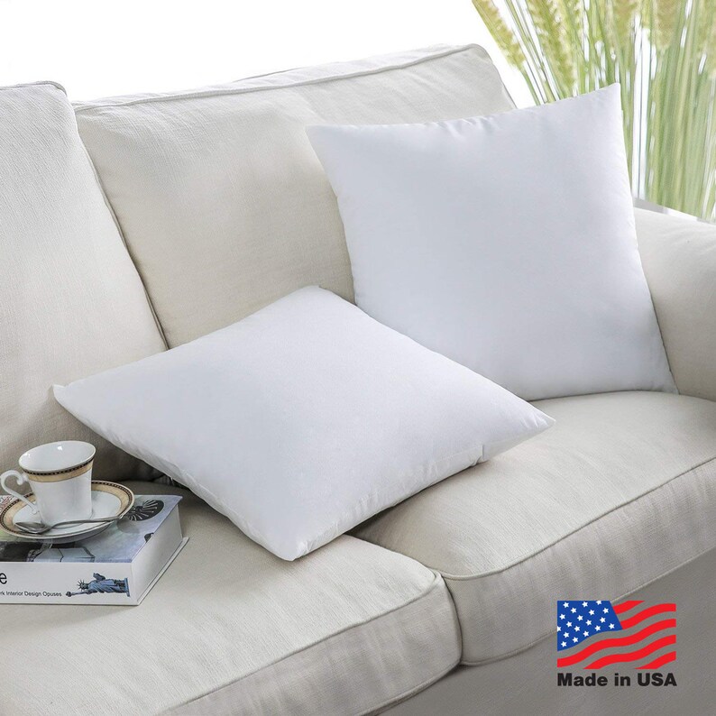 20x20 Throw Pillow Inserts Euro Toss Pillows Insert Form Etsy