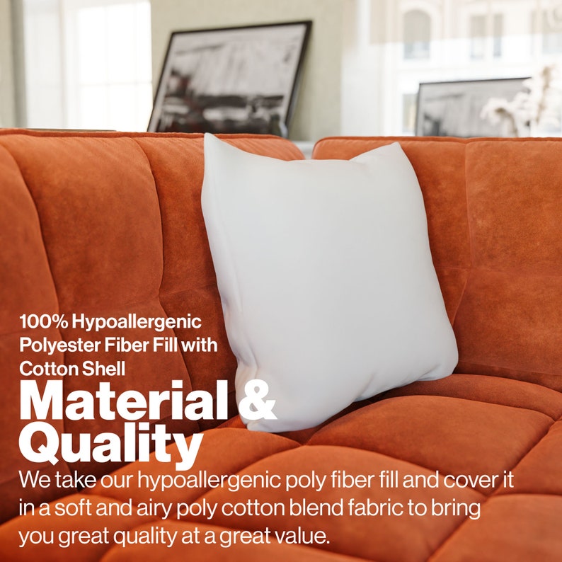 Square Throw Pillow inserts for Accent pillows to spruce up your DIY Interior projects
