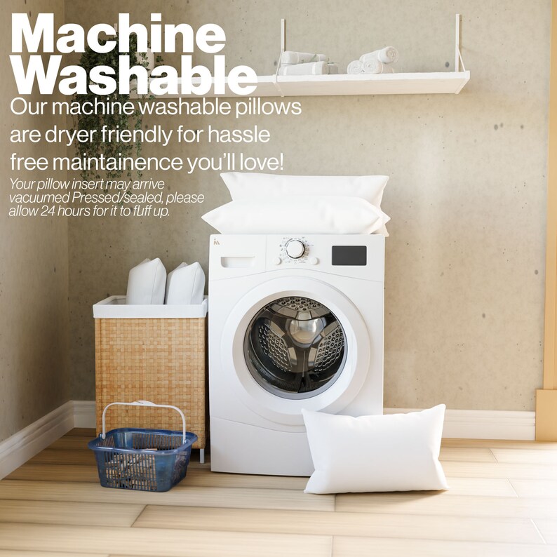 Machine washable Throw pillows insert with down alternative throw inserts