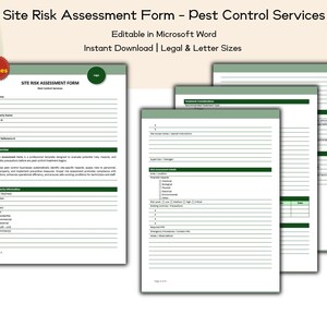 Site Risk Assessment Form