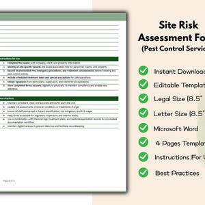 Site Risk Assessment Form