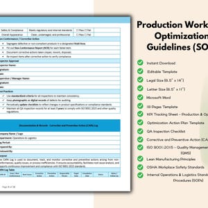 Production Workflow Optimization Guidelines