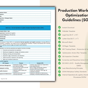 Production Workflow Optimization Guidelines