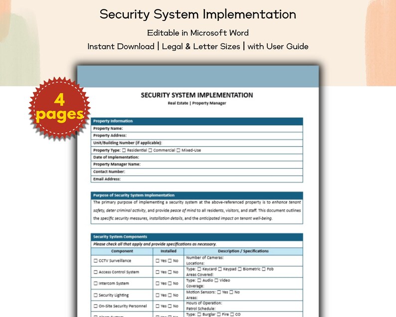 Security System Implementation