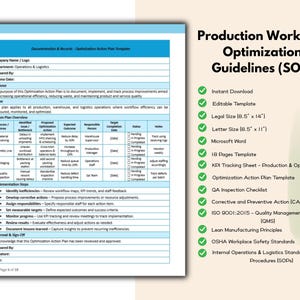 Production Workflow Optimization Guidelines