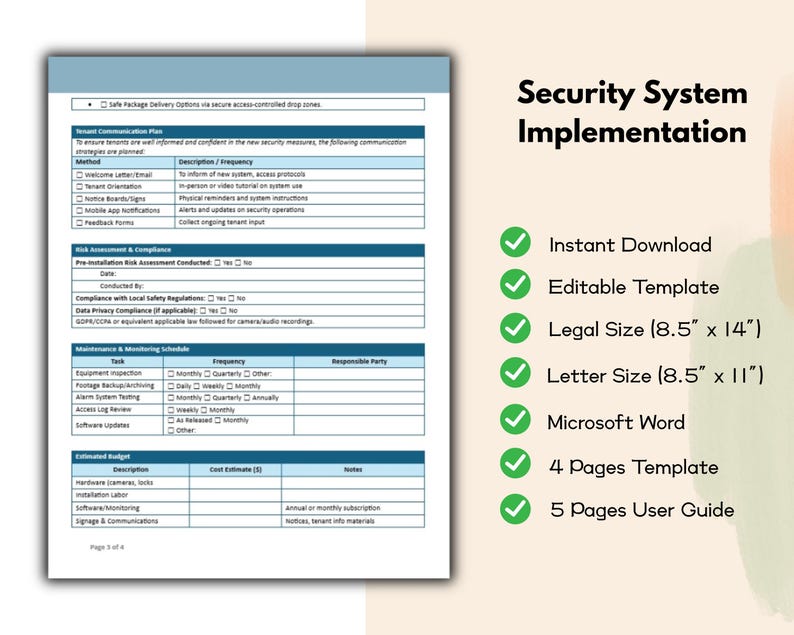 Security System Implementation