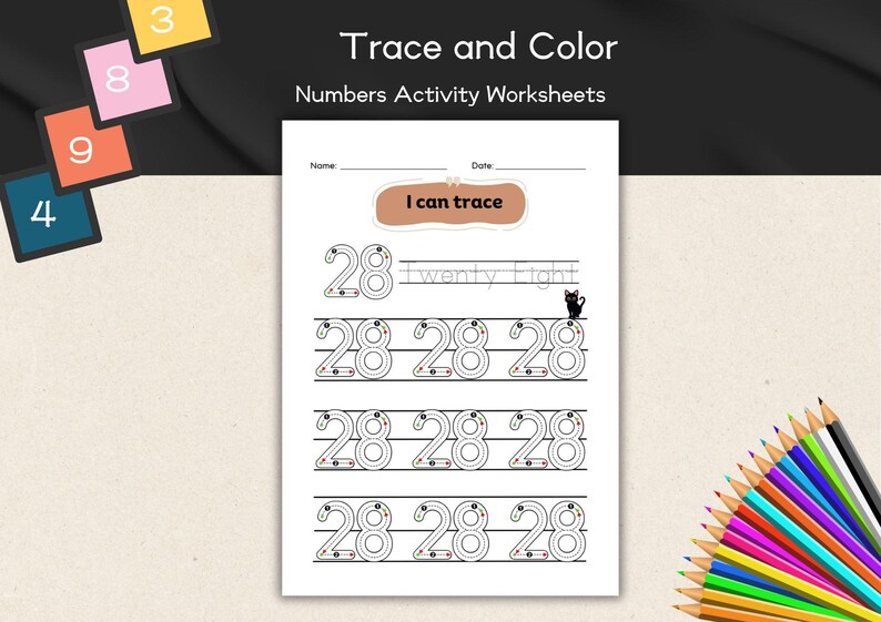 Printable Tracing Numbers 0 to 100 Worksheets | Home School Activity ...