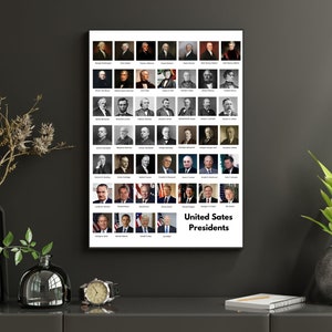 US Presidents Photo Collection Printable
