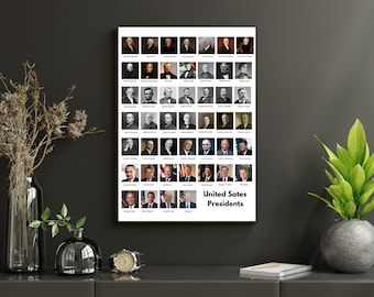US Presidents Photo Collection Printable