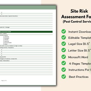 Site Risk Assessment Form