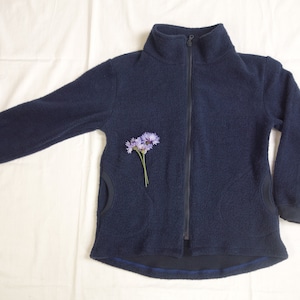 Zip-In-System Innenjacke Bio-Plüsch für Kinder, Mädchen, Jungs, mit Reißverschluss, Baumwolle, 3in1 Jacke