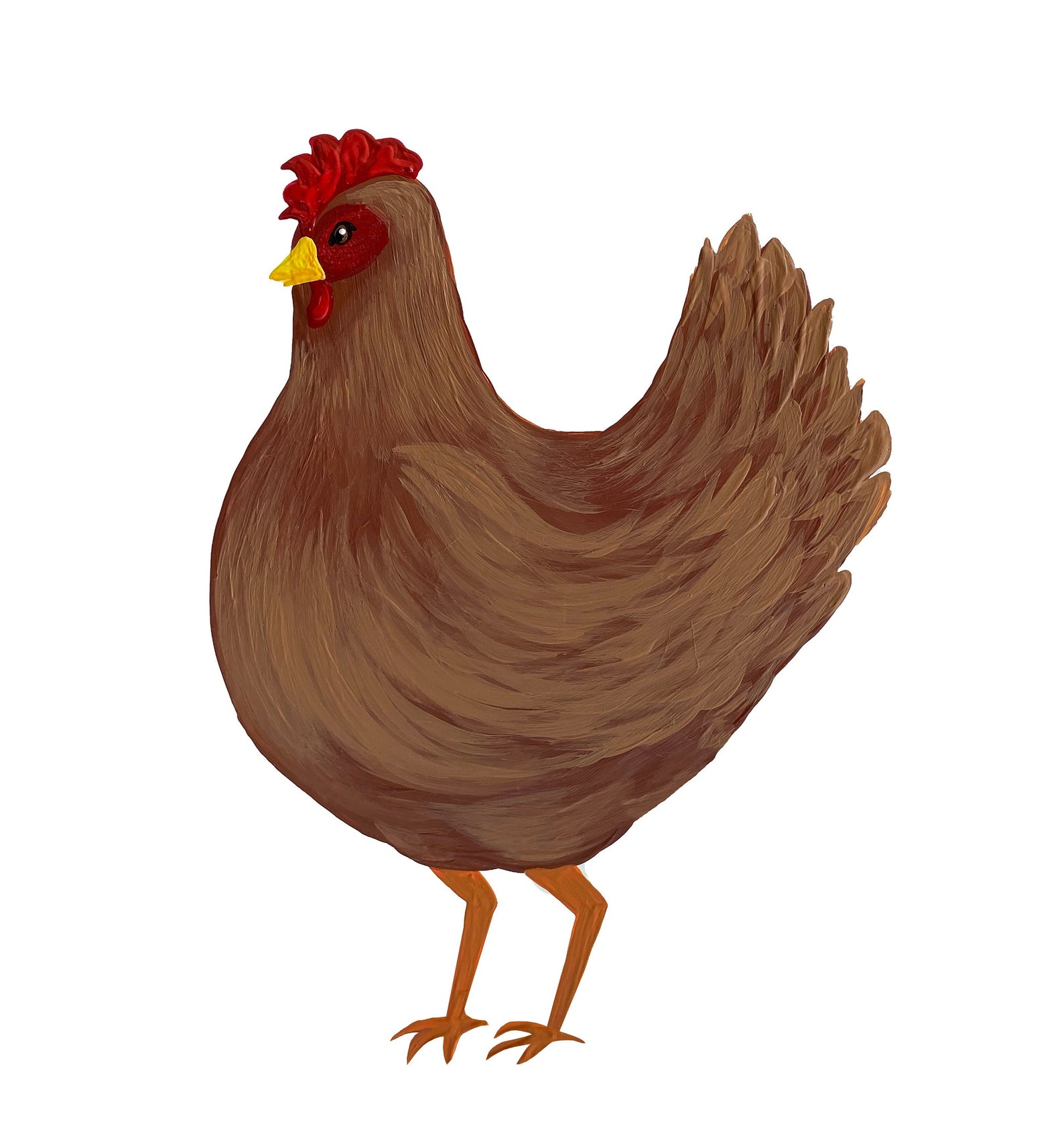 Handbemalte braun Henne Huhn Clipart digital PNG Download - Etsy.de