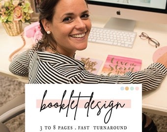 Custom Booklet Design: 3-5 Page Layout Service