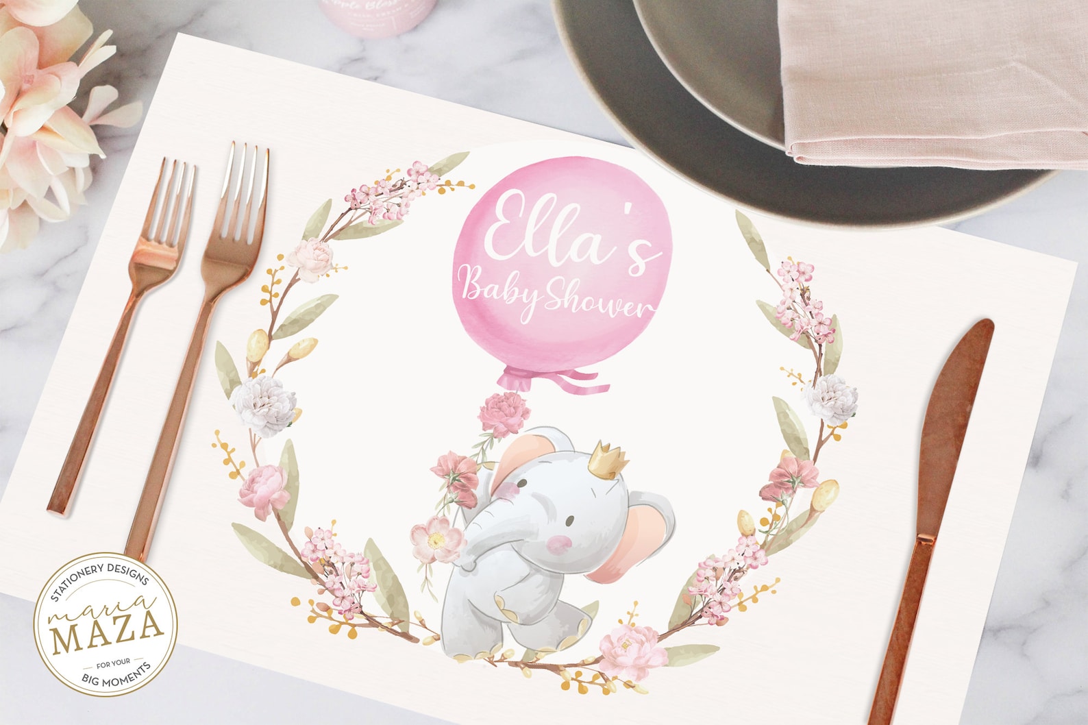 Baby shower placemats paper placemats baby shower boy Etsy