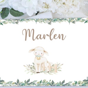 Mary had a little lamb placemat, Placemats for kids, Mary had a lamb, Baby shower decor girl, Fiesta party decorations, Lambs svg