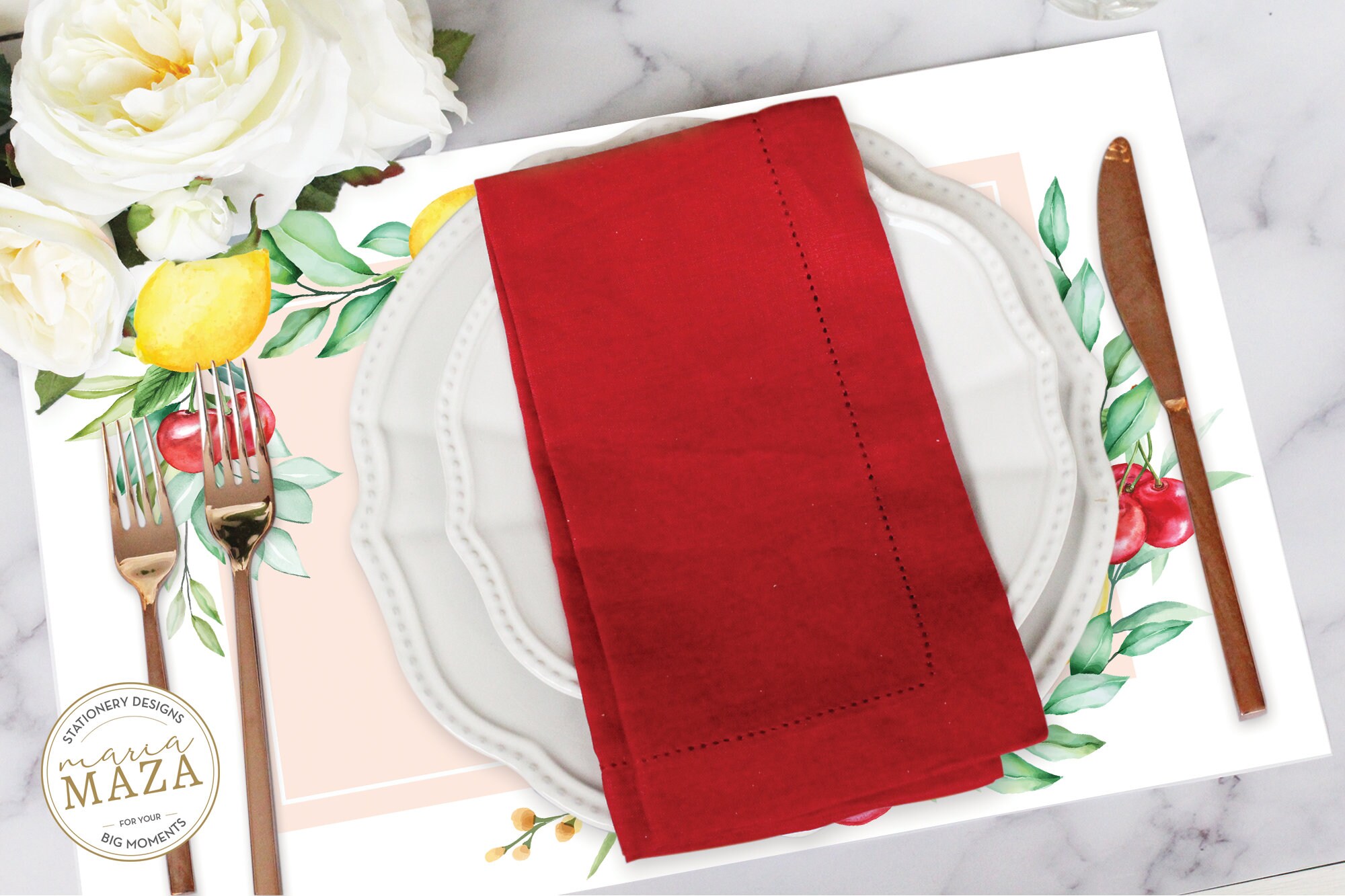 Editable Paper placemat Bridal Shower Decoration Custom design Etsy