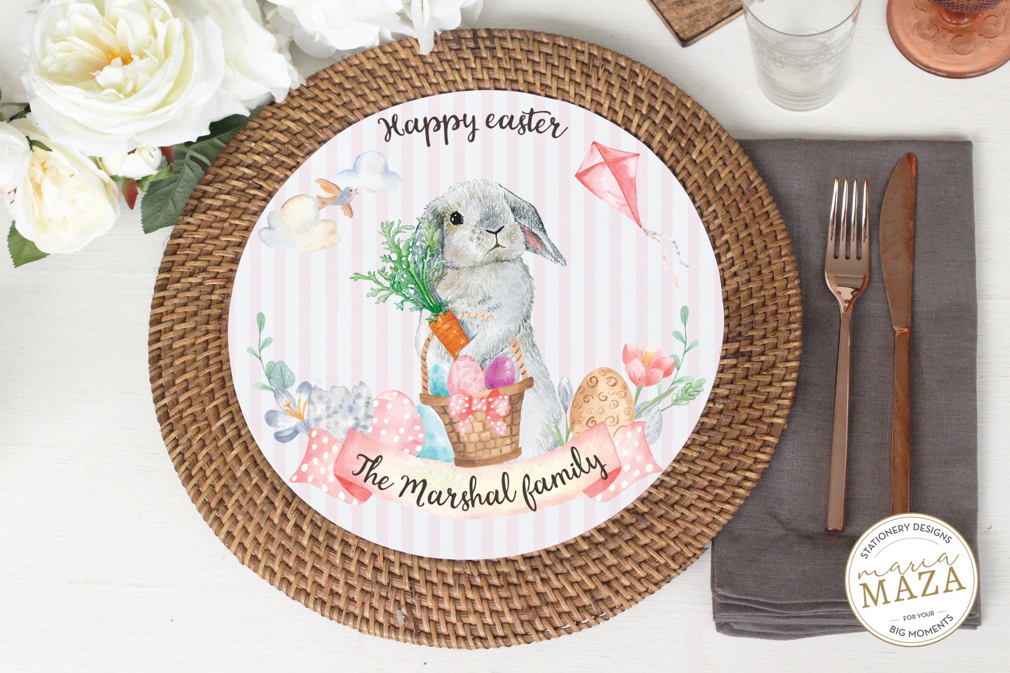 Editable Easter Placemats Home decoration Details for table Etsy