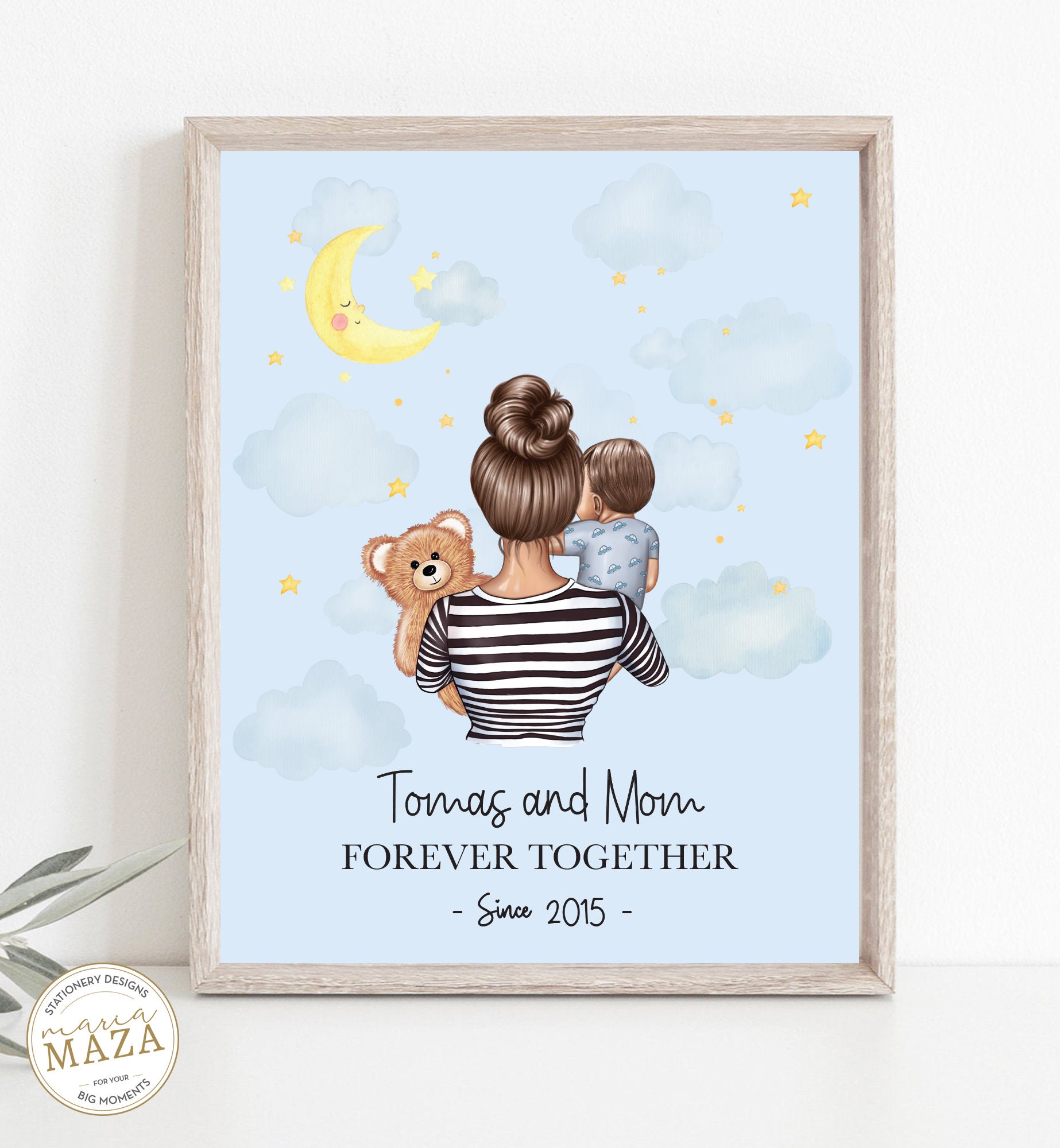 Buy Mothers Day Sign From Son, Mom I Love You, Mother and Son, Mothers Day  Personalized, All Are Welcome, Youre Welcome, First Mothers Day Online in  India - Etsy