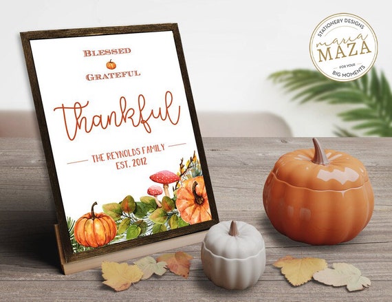 Thanksgiving Welcome Sign All Are Welcome Thankful Sign - Etsy
