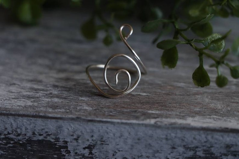 Wire Wrapped Adjustable Ring