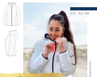 Women's quilted jacket – sewing pattern size 32-58 – my Vika #112