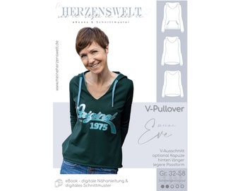 Sweater women - pattern Gr. 32-58 - my EVE #92 - german