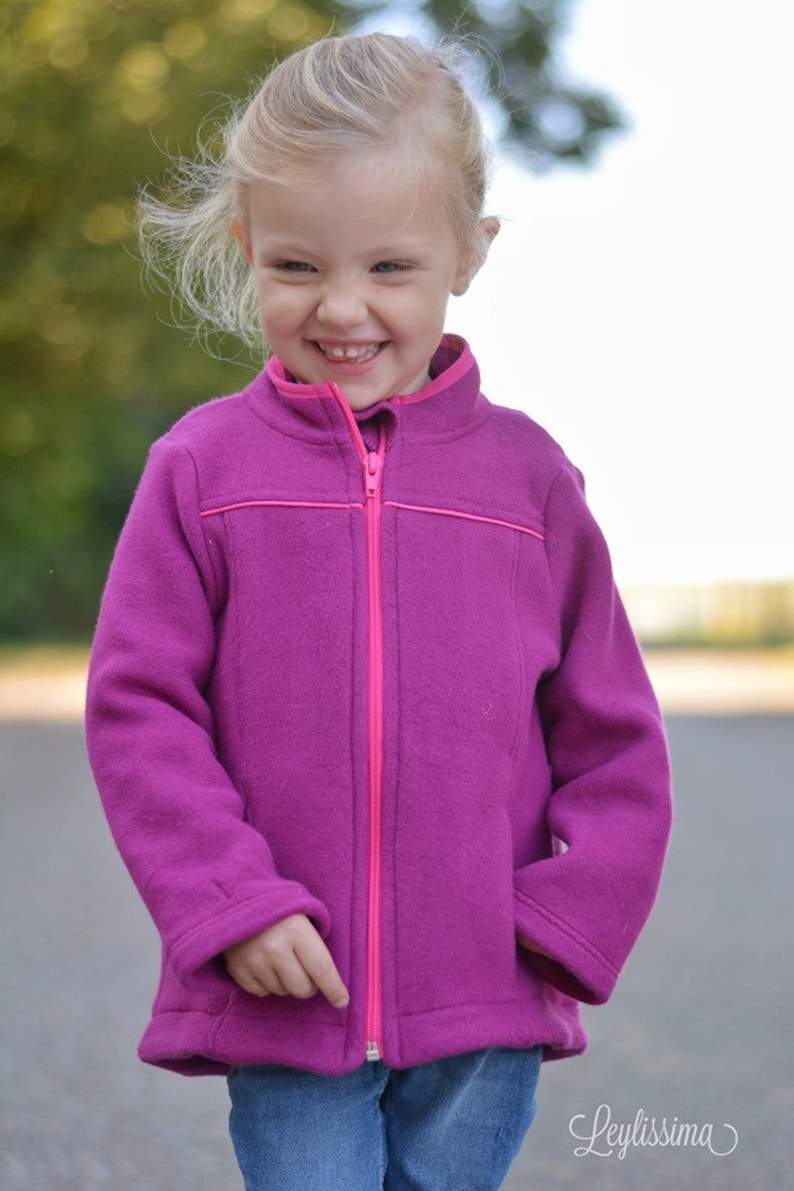 Fleece Jacket Kids Sewing Pattern Size 74134 Your PEDRO 73 Etsy