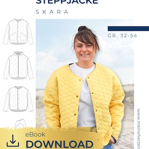 Chaqueta acolchada para mujer – patrón de costura tallas 32-54 - Skara #169