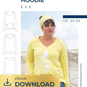 Pullover Damen - Schnittmuster Gr. 32-58  - meine EVE #92 - deutsch
