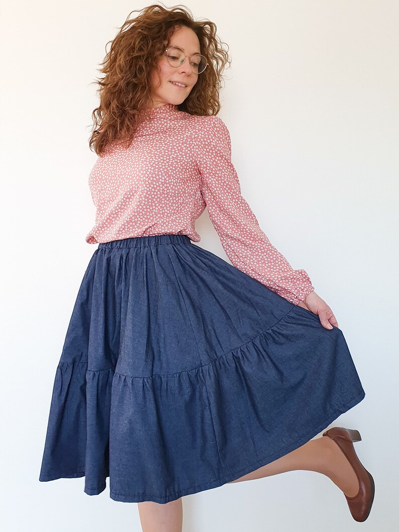 Step Skirt Women eBook Pattern Size 32-54 Marbella 137 image 4