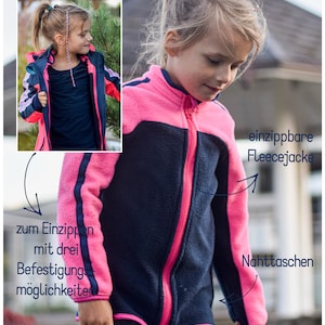 Softshell jacket kids pattern size 74-176 PABLO 72 german image 2