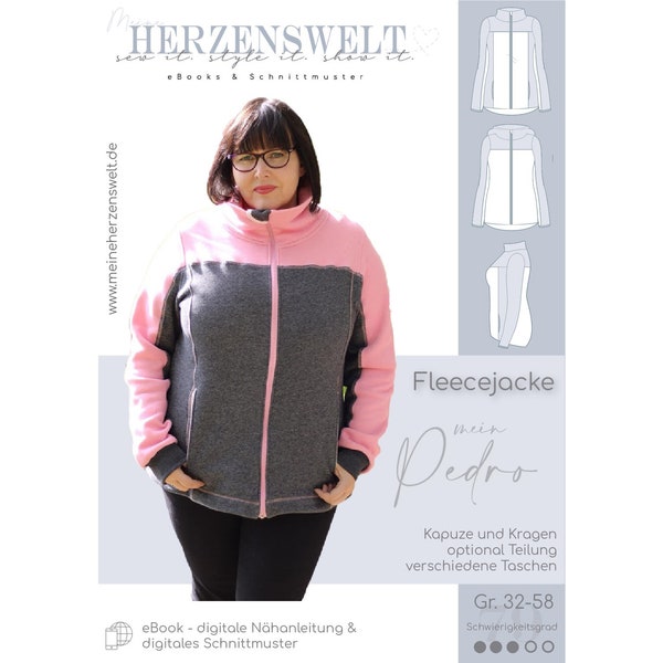 Fleece Jacket Pattern Etsy