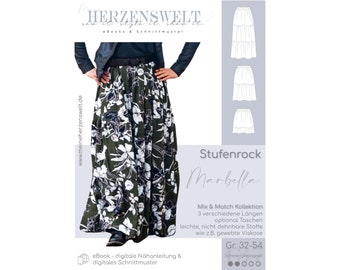 Step Skirt Women – eBook Pattern Size 32-54 – Marbella #137