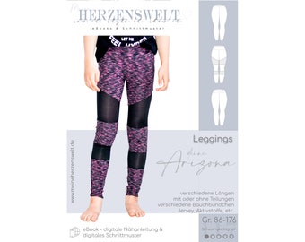 Leggings Kids - eBook Patroon Maat 86-176 - Arizona # 117