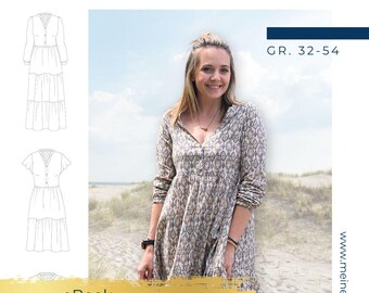 Women's Dress – eBook Sewing Pattern Sizes 32-54 – Cadiz & Marbella #146