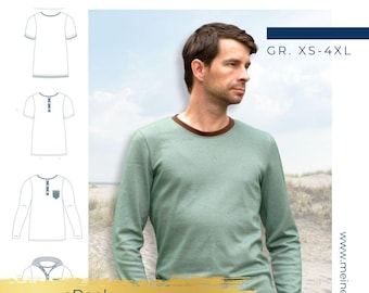 Men's Shirt - Sewing Pattern Sizes XS-4XL - sein THEO #49 - German
