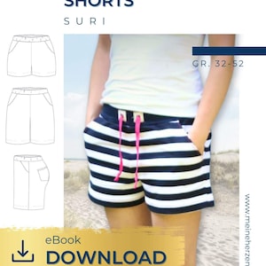 Shorts/Hose Damen Schnittmuster Gr. 32-52 - meine SURI #42 - deutsch